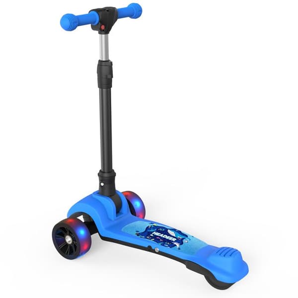 El-scooter Barn 3 Hjul med LED-hjul Headeer H2