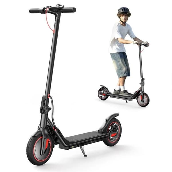 Fällbar el-scooter - i9M, maxhastighet 25 km/h, Svart