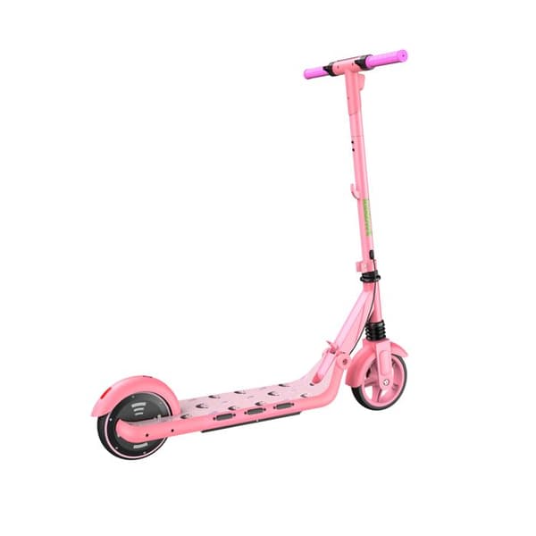 Barn Elektrisk Sparkcykel KIDDOWE K2, 12KM, Heltäckande Däck 6,5", Rosa