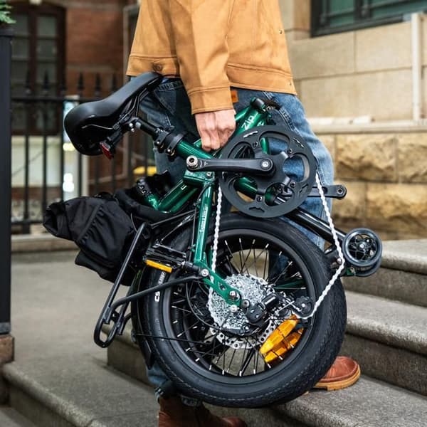 ENGWE ZIP Elcykel Fällbar Lätt 16", 250W, moment sensor, Grön