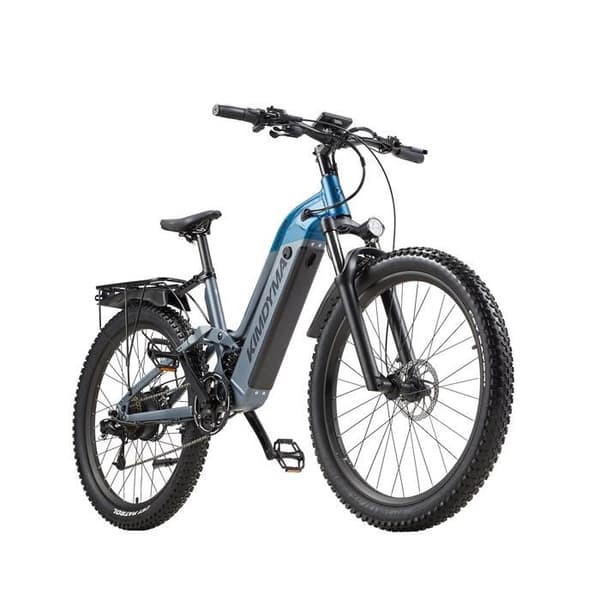 Elcykel med Öppen Ram och Samsung-batteri & KIMDYMA K02 Moment Sensor, Blå