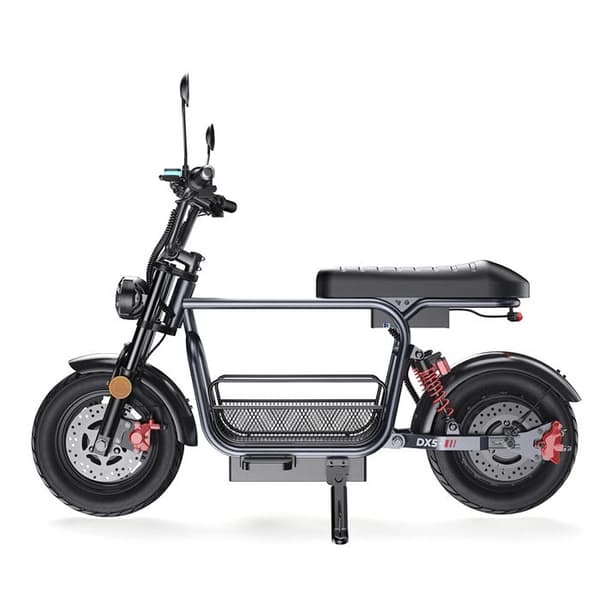El-scooter - DX5, 15 tum, max 25 km/h, Svart