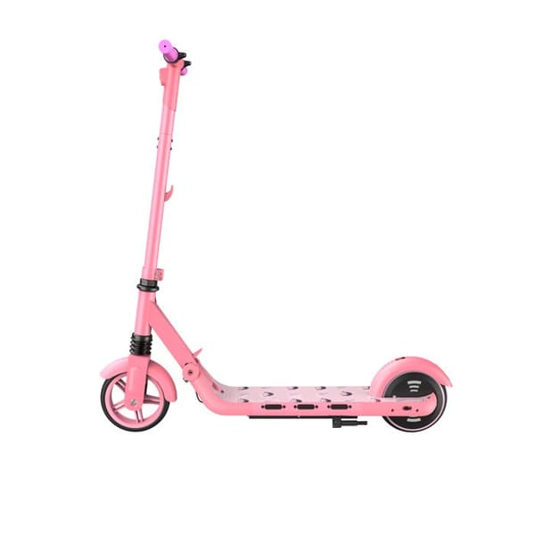Barn Elektrisk Sparkcykel KIDDOWE K2, 12KM, Heltäckande Däck 6,5", Rosa