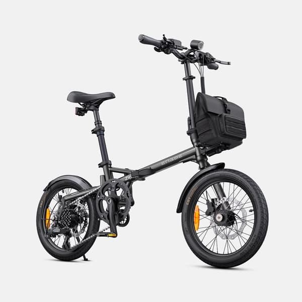 ENGWE ZIP Elcykel Fällbar Lätt 16", 250W, moment sensor, Grå