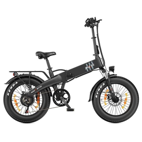 Fällbar Elcykel 20" PIXAR F2, Batteri 48V 15Ah, Svart