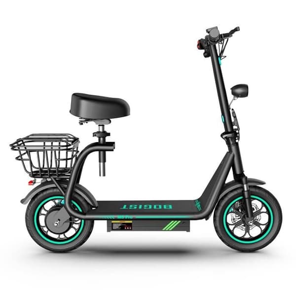 Fällbar elektrisk sparkcykel BOGIST M5 Pro med säte och korg
