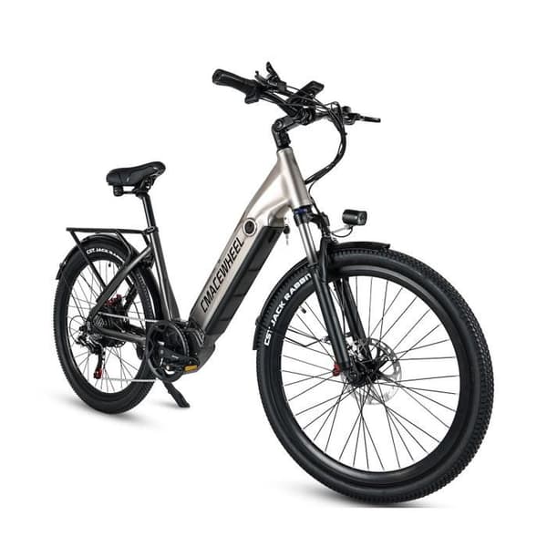 CMACEWHEEL L26 elcykel, 48 V 17 Ah, cementgrå