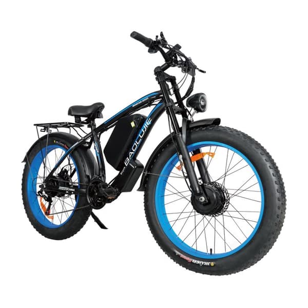 BAOLUJIE DP2602 Elcykel Terräng Dubbel Motor 48V 23Ah, Grön