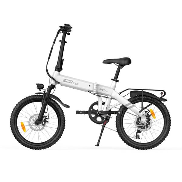 Lätt Elcykel PVY Z20 PRO EVO, Moment Sensor, 120 km Räckvidd, Vit