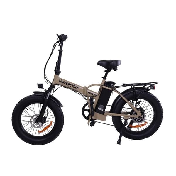 Fällbar Elcykel UNIVERCYCLE B3, Batteri 48V 12.5Ah, Fatdäck 20”, Kaki
