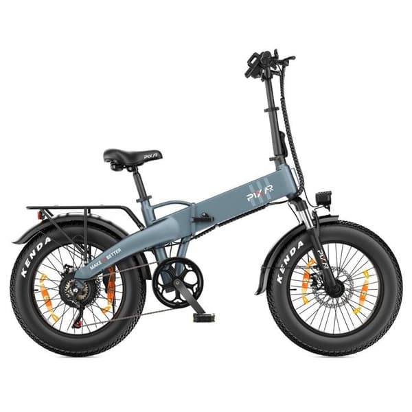 Fällbar Elcykel 20" PIXAR F2, Batteri 48V 15Ah, Grå