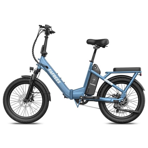 Fällbar Elcykel 20" FAFREES F20 Flex, 36V 25Ah, Moment Sensor, Lång Räckvidd, Blå