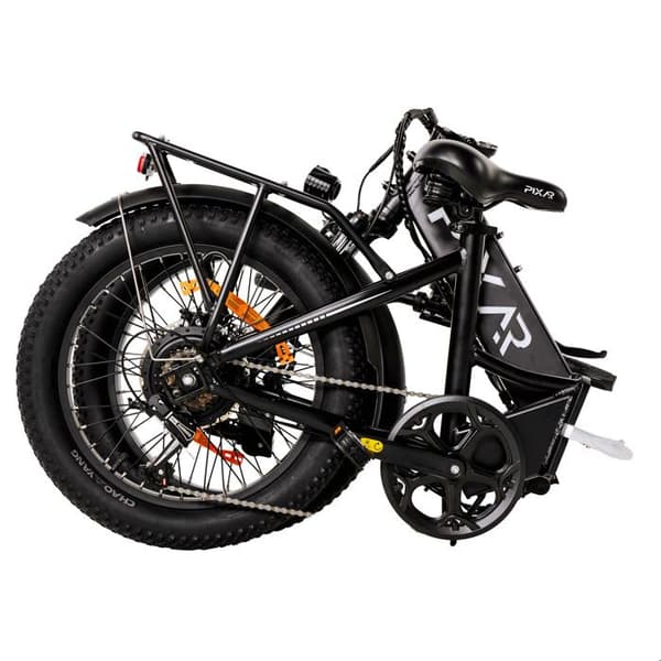 Fällbar elcykel PIXAR WIND1, batteri 48V 10,4Ah, Svart