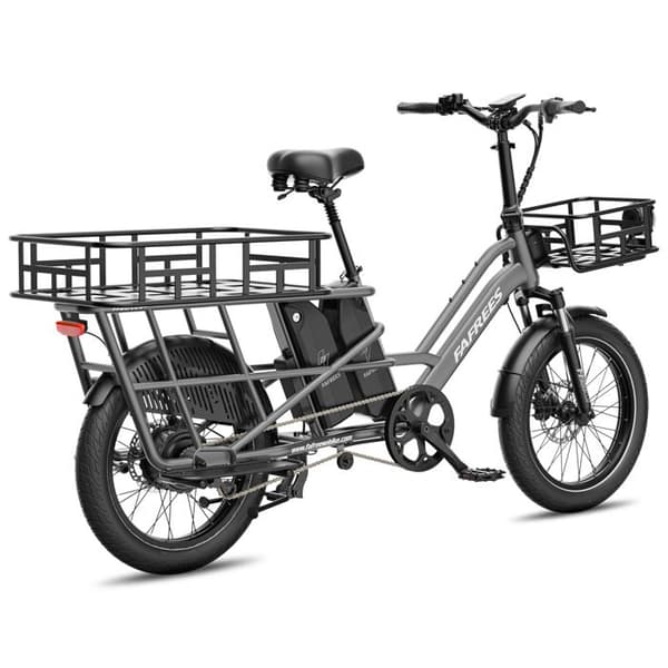 Fafrees FF20 CUV el-cykel, dubbelbatteri, grå