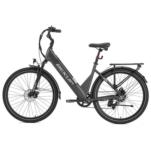 Stads Elcykel BEKUP V28, 28", 522Wh, Räckvidd 75km, Grå