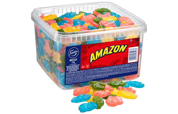 Fazer Amazon frukt lösgodis 2 kg