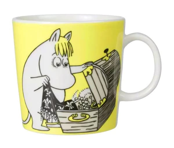 Snorkfröken Gul Arabia Mumin Keramisk Mugg 2001-2012