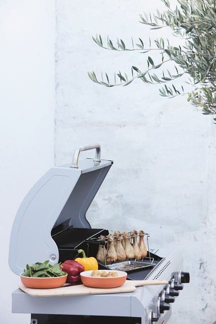 Grillredskapsset i rostfritt stål