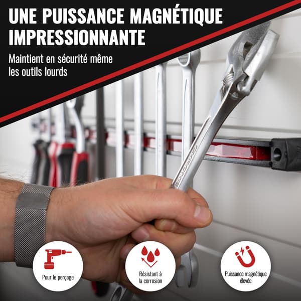 Magnetisk værktøjsstang (30 cm) til værksted og garage