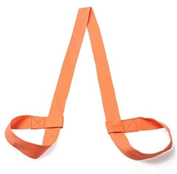 Yogamåtte Bærerem - Justerbar Sele til Yogamåtte - Orange