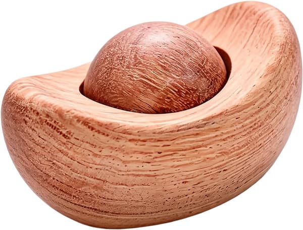 Træbil diffuser - Bilduftfrisker - Bilinteriør - Flameless diffusion - 35 g - Træfarve