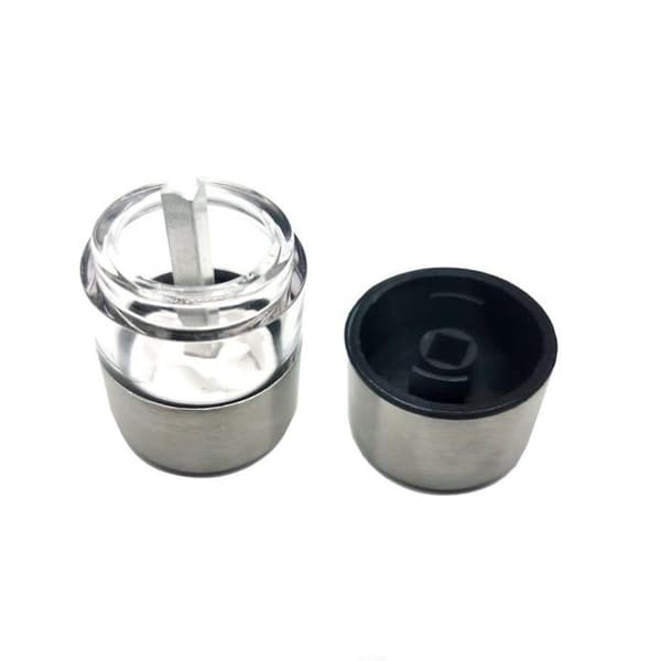 Set med 2 \"Salt & Peppar\" kvarnar, 5cm, Silver