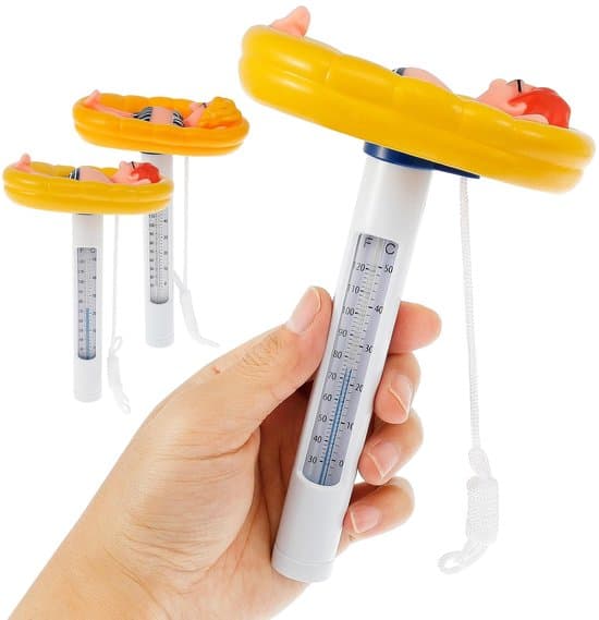 Pooltermometer - 2 Stykker - Flydende Vandtermometer - Vandtermometer - Udendørs Termometer - Badetermometer - Flydende - 2 Stykker