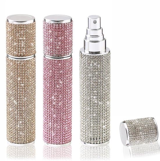 Parfymatomizer - 3 stycken - 5ML påfyllningsbar - Påfyllningsbar parfymatomizer - Tomma atomizerflaskor - Guld - 3 stycken - 5M