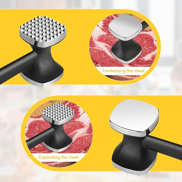 Dubbelsidig köttmörare - Hög kvalitet - Ergonomisk design