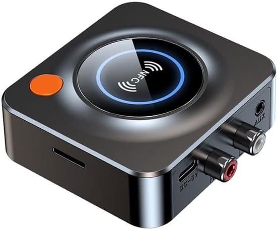 Bluetooth-sändare - Bluetooth-mottagare - Adapter - Svart