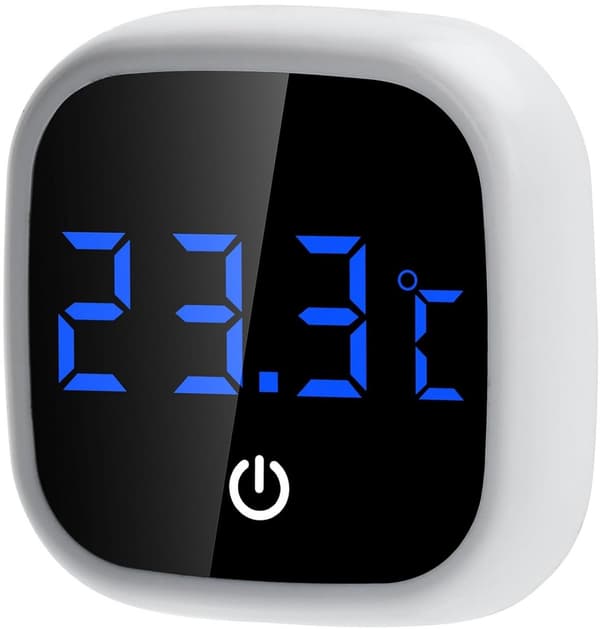 Digital akvarietermometer - extern sensor för noggrann vattentemperaturmätning