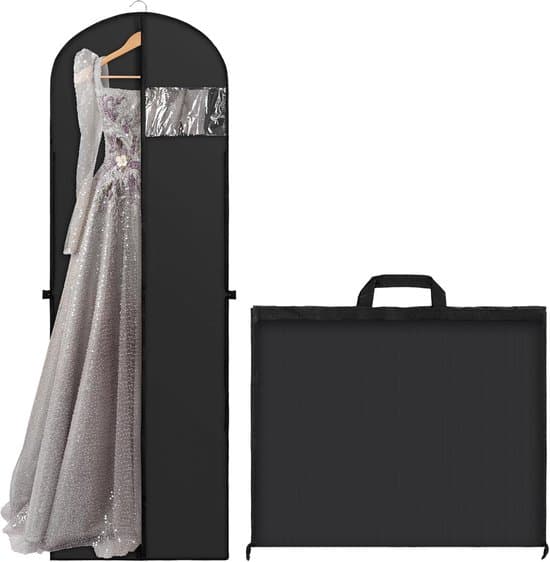 Plaggpåse för bröllopsklänning och aftonklänning - Extra lång 180 x 60 cm