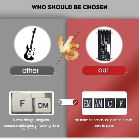 Gitarrackordtränare - Gitarrinlärningssystem - Lär dig ackord snabbt - One-Touch-ackord - Dubbelackord