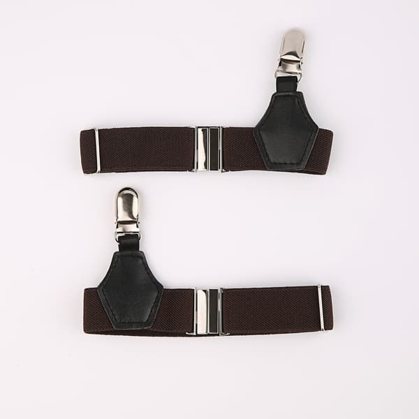 Herrstrumpor, justerbara, 2-pack, robusta klämmband