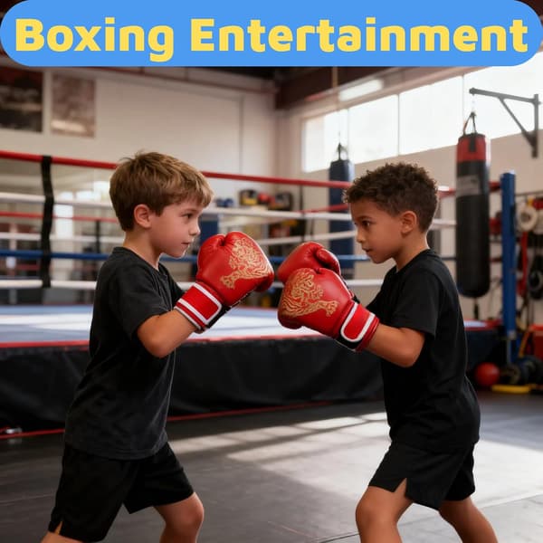 Boxhandskar för barn - Boxhandskar för barn - Röd - 6oz