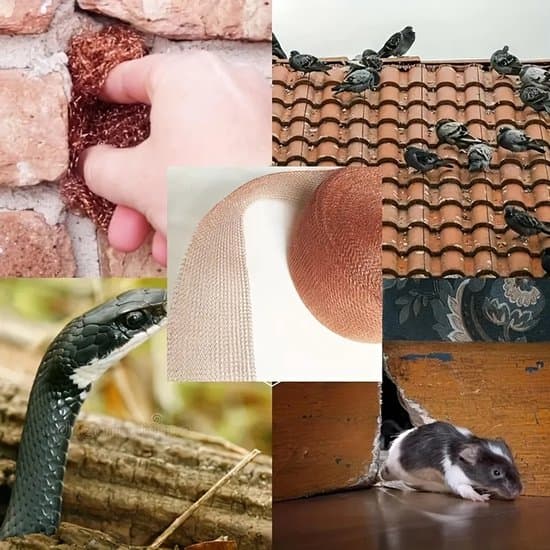 Kobberlegering insektnet til plantebeskyttelse mod gnavere. 10,2 m