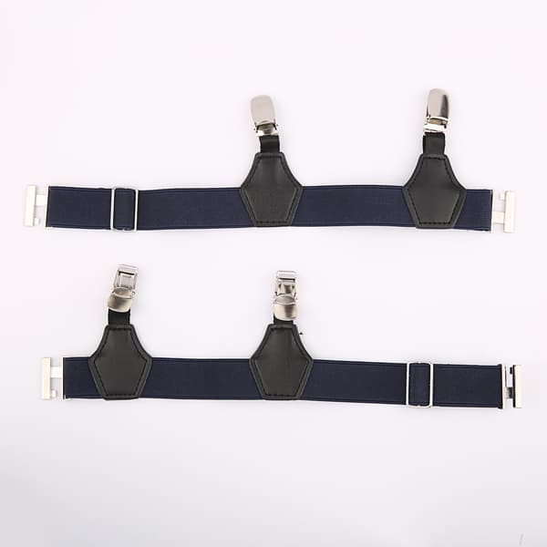 Herrstrumpor, justerbara, 2-pack, robusta klämmband