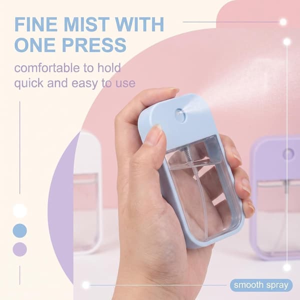 Påfyllningsbar Parfym Atomizer - 4 Delar - Parfym Atomizer - Reseflaskor 45 ml - Mini Parfymflaska - Blå - 4 Delar - 45 ml