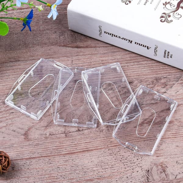 Dailygoods - Transparenta ID-korthållare, set om 2