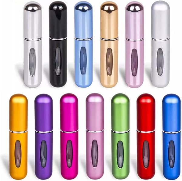 13 delar - Aluminiumlegering - 8*1.7cm - Reseflaskor - 5 ml - Färg - Påfyllningsbara - Parfymflaskor - Sprayflaskor - Parfymatomizer