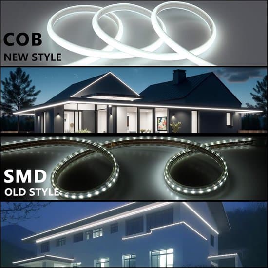 Utomhus LED-list - Rörbelysning - Trädgårdsbelysning - COB-teknik - 30 meter - Kallvit
