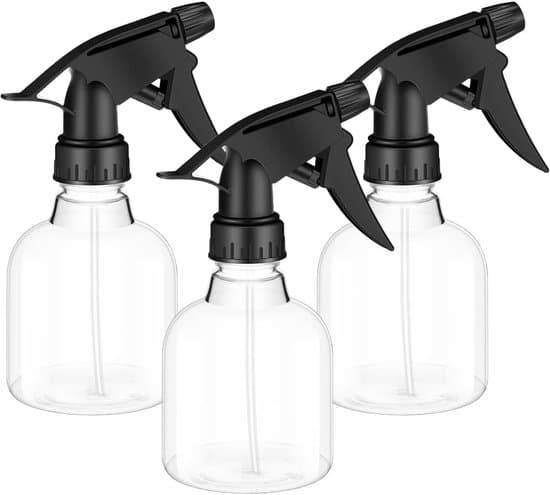 3 delar - mini vätskeatomizer - multifunktionella sprayflaskor - 8 oz plastsprayflaskor med justerbart sprayhuvud - för rengöring av köket