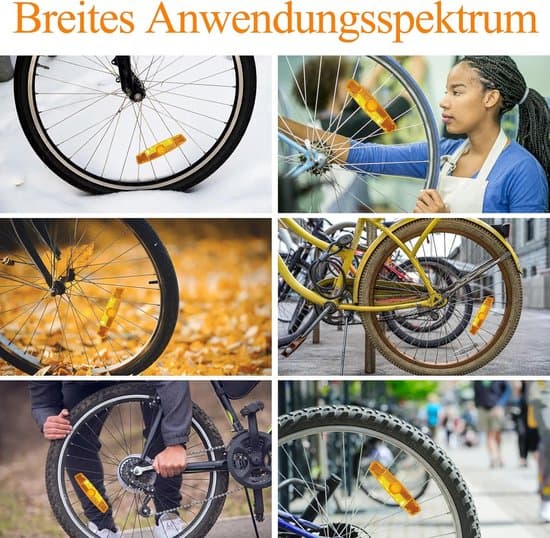 Cykelegerreflekser - 8 Stykker - Cykelrefleksæt - Sikkerhedsreflekser til Mountainbikes
