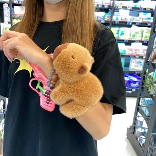 Capybara plyslegetøj, capybara snapringe, dukker, gaveanbefalinger