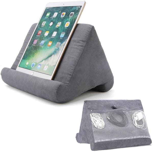 Surfplatta stativ kudde, bekväm läskudde, triangulär surfplatta stativ bas - ergonomisk - justerbar vinkel