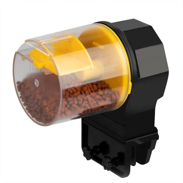 Automatisk fiskefoderautomat akvarium 12H 24H timer digital foderdispenser, automatisk foderautomat til akvarier med timer