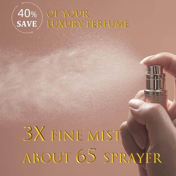 Miniparfymflaska, påfyllningsbar atomizer, 5 ml läckagesäker atomizer, lämplig för resor