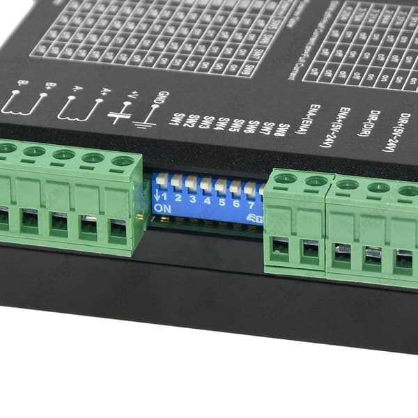 DM542 Digital 2-faset 18-48 VDC Maks. 4,2A Stepmotordrivercontroller til 3D-printer