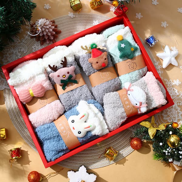 6-pack, julstrumpa set, julstrumpor