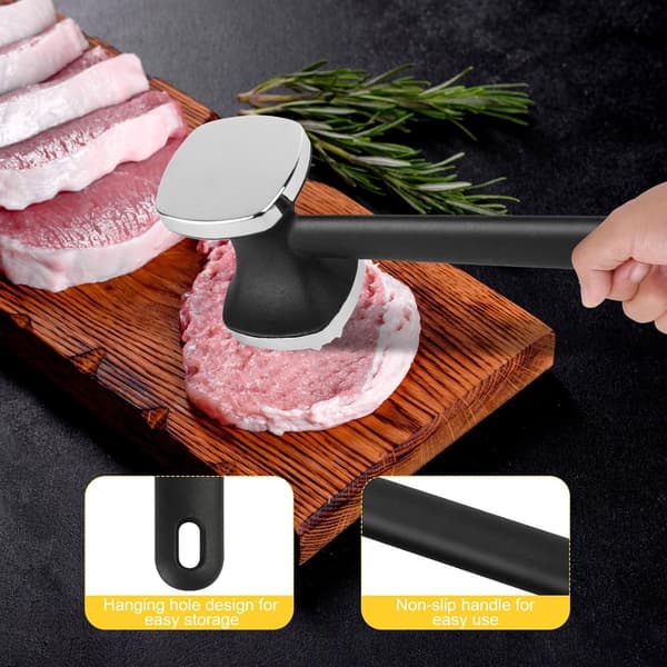 Dubbelsidig köttmörare - Hög kvalitet - Ergonomisk design